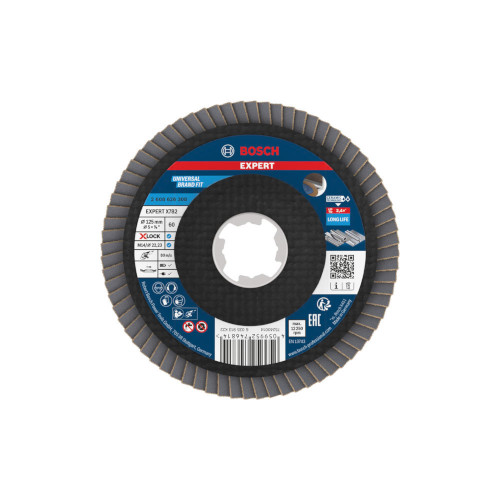 Bosch EXPERT X782 lamellslipskiva, vinklad, 125 mm, G60, X-Lock