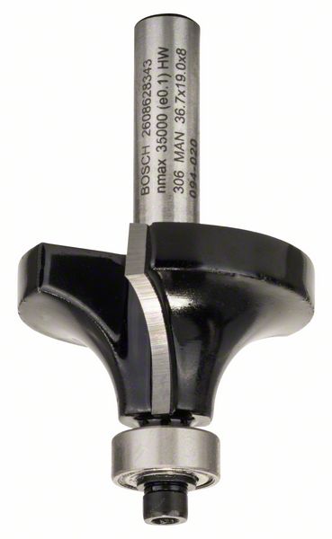 Bosch PRO Frässtål avrundningsfräs, R 12, skaft 8 mm