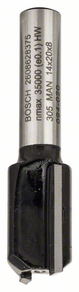 Bosch PRO Frässtål notfräs, tvåskärs, Ø 14 × L 19,6, skaft 8 mm
