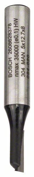 Bosch PRO Frässtål notfräs, enskärs, Ø 5 x Ø 12,7, skaft 8 mm
