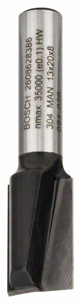 Bosch PRO Frässtål notfräs, tvåskärs, Ø 13 × L 19,6, skaft 8 mm