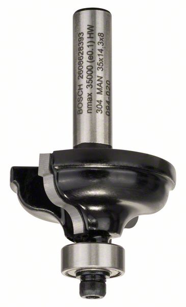Bosch PRO Frässtål klassisk profilfräs, R 4,8, skaft 8 mm