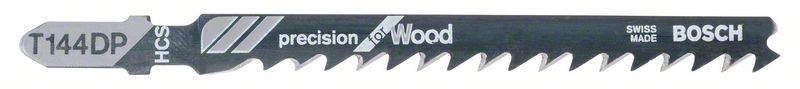 Bosch PRO Wood precise T144DP-sticksågblad, 100 mm, 5 delar