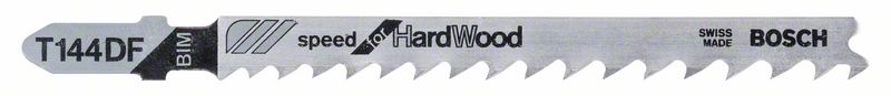 Bosch PRO Hardwood fast T144DF-sticksågblad, 100 mm, 5 st