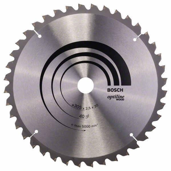 Bosch PRO Wood-cirkelsågklinga, 305 x 2,5 x 30 mm, T40