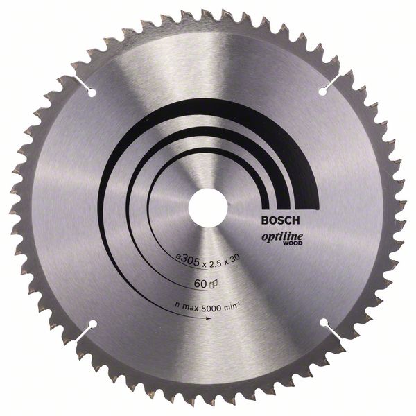 Bosch PRO Wood-cirkelsågklinga, 305 x 2,5 x 30 mm, T60