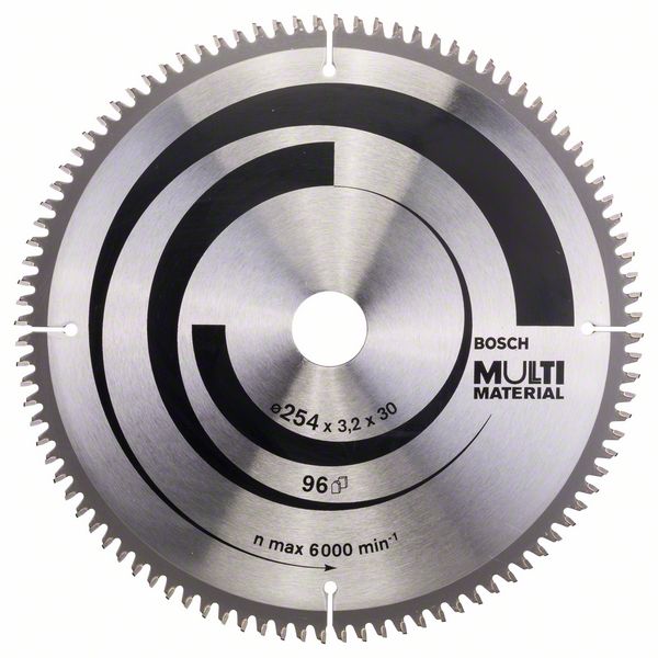 Bosch PRO Multi Material-cirkelsågklinga, 254 x 3,2 x 30 mm, T96
