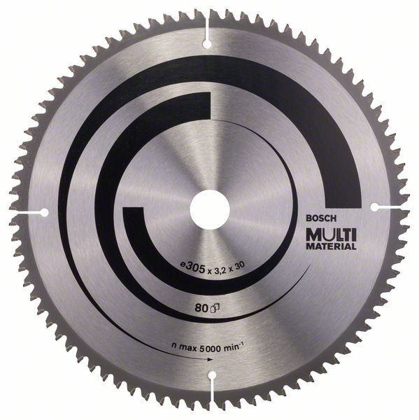 Bosch PRO Multi Material-cirkelsågklinga, 305 x 3,2 x 30 mm, T80