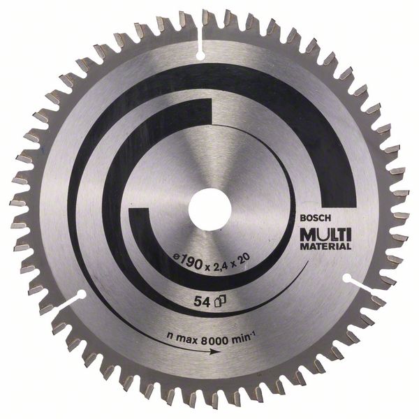 Bosch PRO Multi Material-cirkelsågklinga, 190 x 2,4 x 20 mm