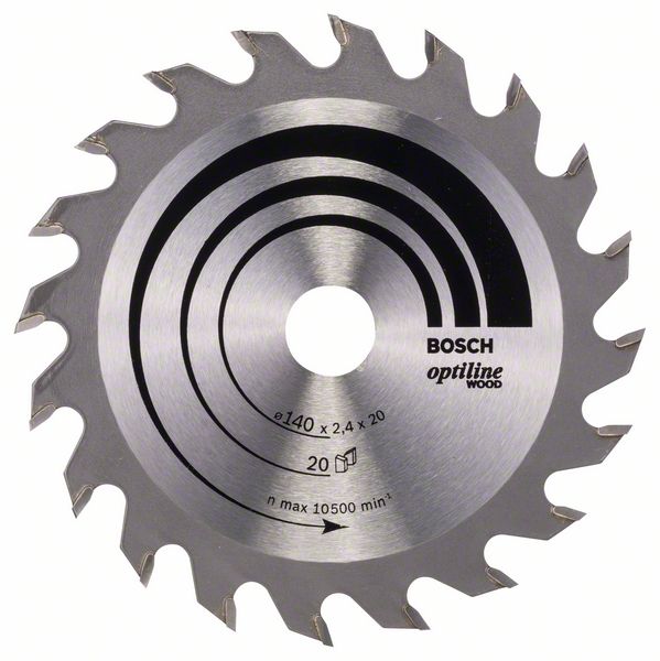 Bosch PRO Wood-cirkelsågklinga, 140 x 2,4 x 20 mm, T20