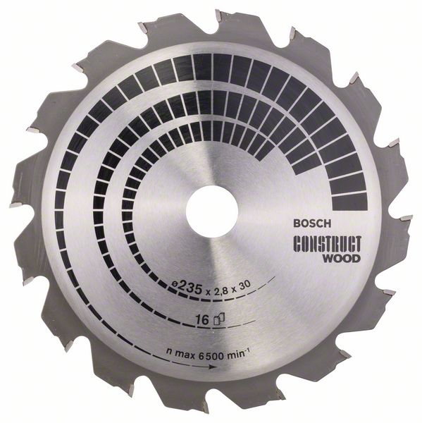Bosch PRO Construct Wood-cirkelsågklinga, 235 x 2,8 x 30 mm
