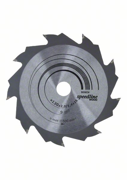 Bosch PRO Wood-cirkelsågklinga, 130 x 2 x 16 mm, T9