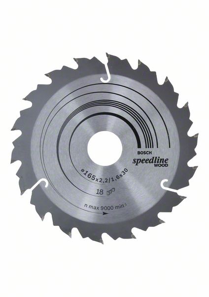 Bosch PRO Wood-cirkelsågklinga, 165 x 2,2 x 30 mm, T18