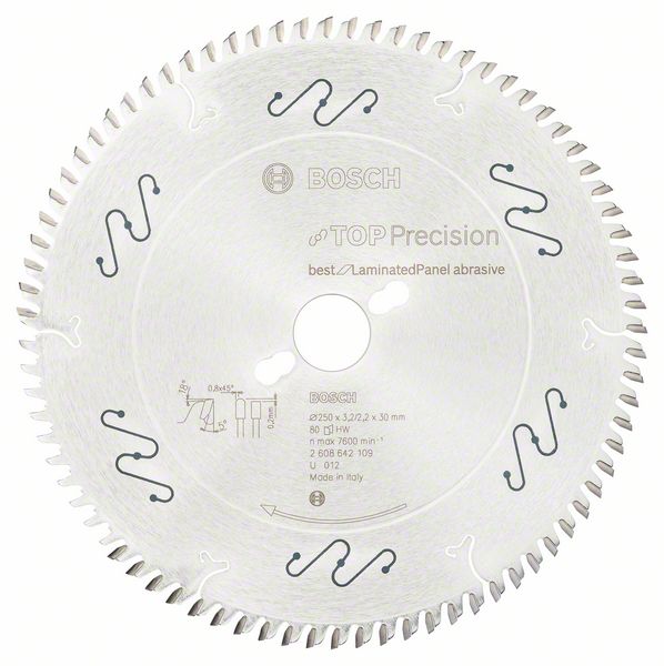 Bosch Sågklinga Top Precision Best for Laminated Panel Abrasive