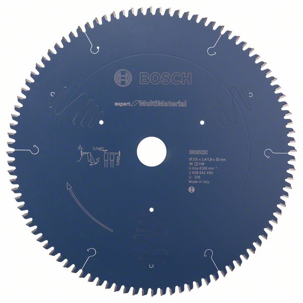Bosch EXPERT Multi Material-cirkelsågklinga, 300 x 2,4/1,8 x 30 mm, T96