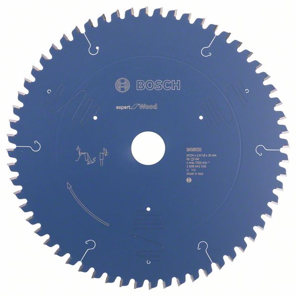 Bosch EXPERT Wood-cirkelsågklinga, 254 x 2,4/1,8 x 30 mm, T60