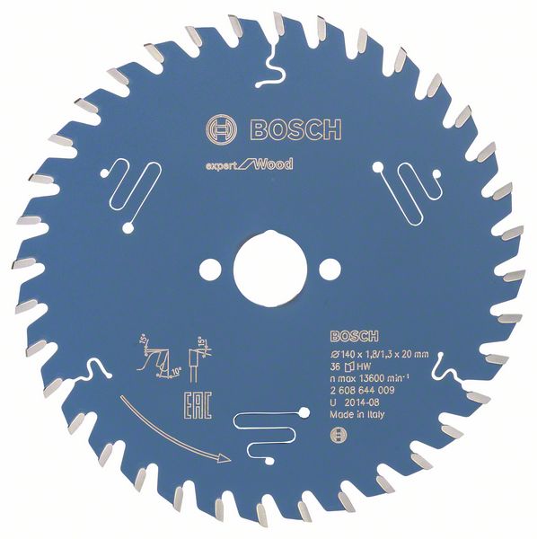 Bosch EXPERT Wood-cirkelsågklinga, 140 x 1,8/1,3 x 20 mm, T36