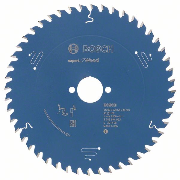 Bosch EXPERT Wood-cirkelsågklinga, 200 x 2,8/1,8 x 30 mm, T48