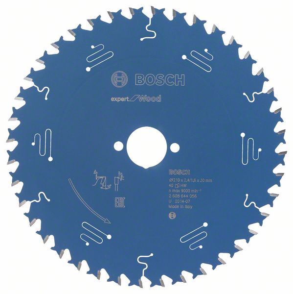 Bosch EXPERT Wood-cirkelsågklinga, 210 x 2,4/1,6 x 30 mm, T40