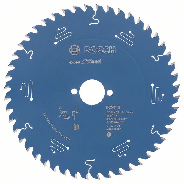 Bosch EXPERT Wood-cirkelsågklinga, 210 x 2,8/1,8 x 30 mm, T48