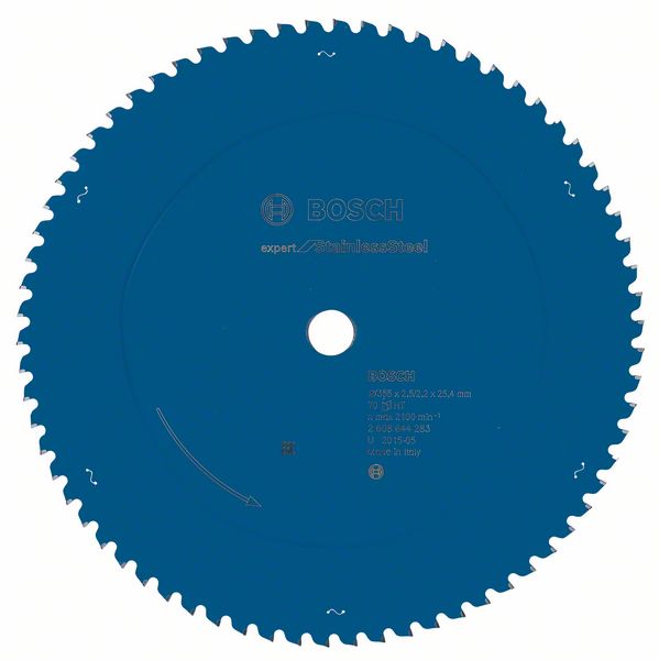 Bosch EXPERT Stainless Steel-cirkelsågklinga, 355 x 2,5/2,2 x 25,4 mm, T70