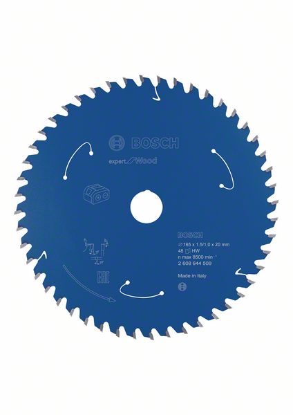 Sågklinga Bosch Expert for Wood ø165 mm 20x1.5/1 mm, 48T