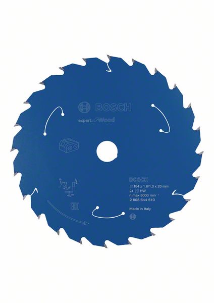 Sågklinga Bosch Expert for Wood ø184 mm 20x1.6/1 mm, 24T