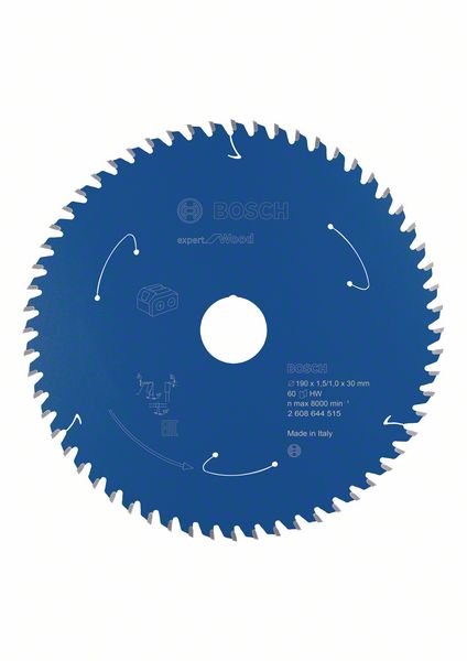 Sågklinga Bosch Expert for Wood ø190 mm 30x1.5/1 mm, 60T