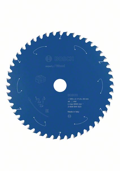 Sågklinga Bosch Expert for Wood ø250 mm 30x2.1/1.6 mm, 48T