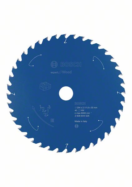 Sågklinga Bosch Expert for Wood ø254 mm 30x2.1/1.6 mm, 40T