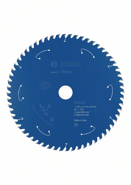 Sågklinga Bosch Expert for Wood ø254 mm 30x2.1/1.6 mm, 60T