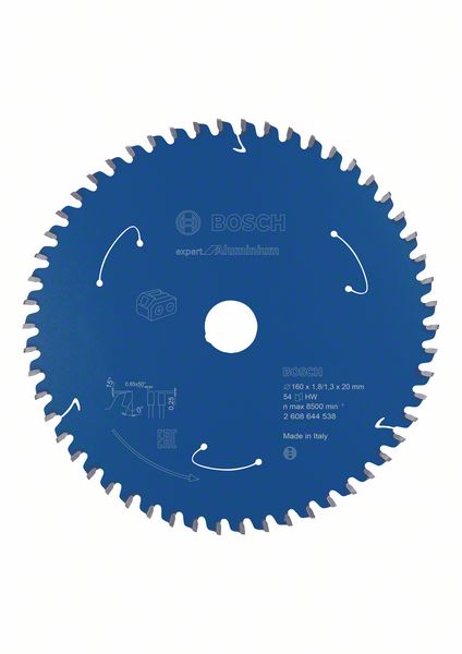 Bosch Expert Expert for Aluminium 160x20x1.8/1.3x54T