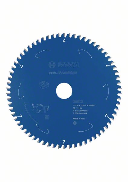 Bosch Expert Expert for Aluminium cirkelsågklinga för sladdlösa sågar 216×2/1,4×30 T66