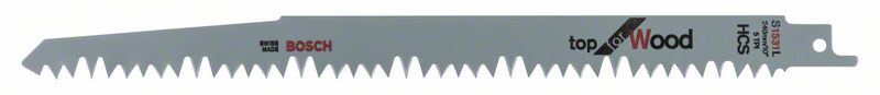 Bosch Green Wood fast S1531L klinga, 1,5 x 19 x 240 mm, 2 st