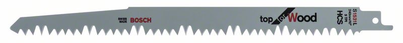 Bosch Green Wood fast S1531L klinga, 1,5 x 19 x 240 mm, 5 st