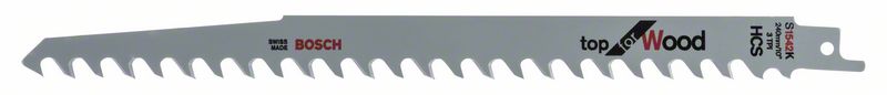 Bosch Wood fast S1022HFR-blad, 1,5 x 19 x 240 mm, 2 st
