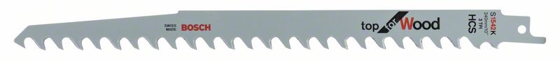 Bosch Wood fast S1022HFR-blad, 1,5 x 19 x 240 mm, 25 st
