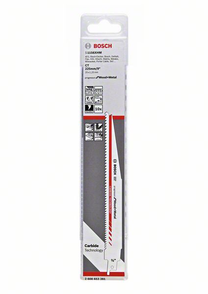 Tigersågblad Bosch S 1156 XHM, 10 st