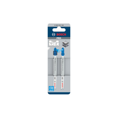 Bosch PRO Metal thick and thin T123XF-sticksågblad, 100 mm, 2 delar