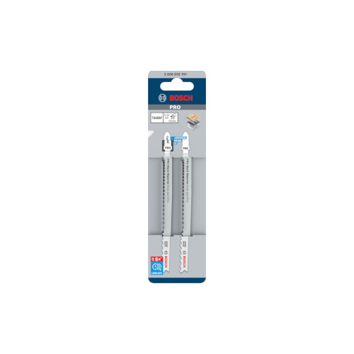 Bosch PRO Multi Material thick and thin T345XF sticksågblad, 132 mm, 2 delar