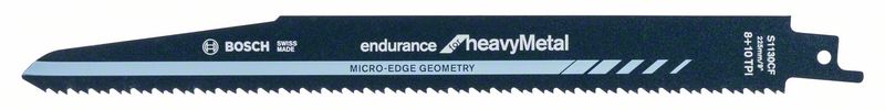 Bosch PRO Thick Metal Demolition S1130CF-blad, 1,6 x 22 x 225 mm, 5 st