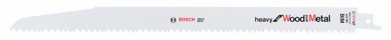 Bosch PRO Multi Material Demolition S1210VF-blad, 1,6 x 22 x 300 mm, 5 st