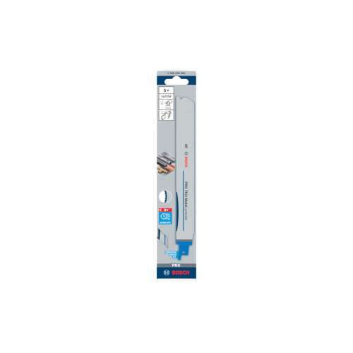 Bosch PRO Thin Metal precise S1137EAF-blad, 1,1 x 25 x 225 mm, 5 st