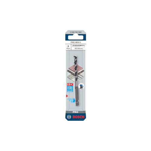 Bosch PRO HEX-5 borr, 3x50x100 mm