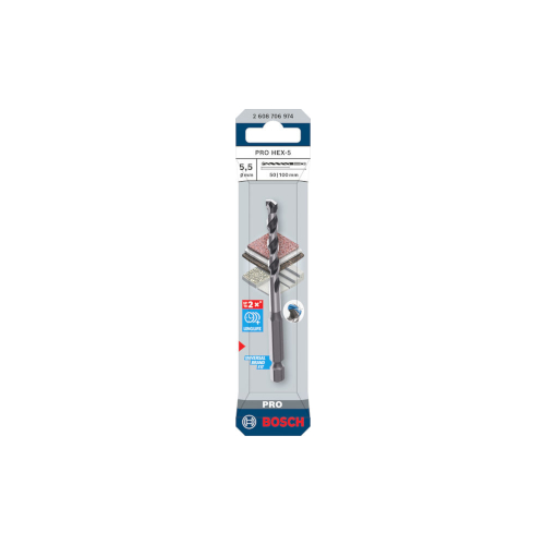 Bosch PRO HEX-5 borr, 5,5x50x100 mm