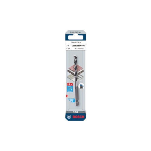 Bosch PRO HEX-5 borr, 7x50x100 mm