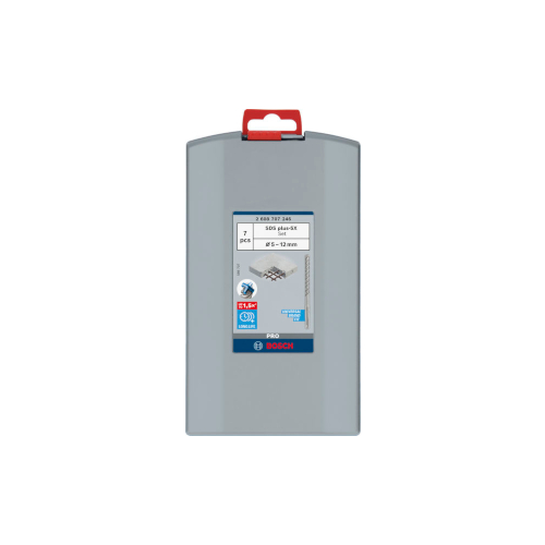 Bosch PRO SDS plus-5X hammarborrsats, 5/6/8/6/8/10/12 mm, 7 st