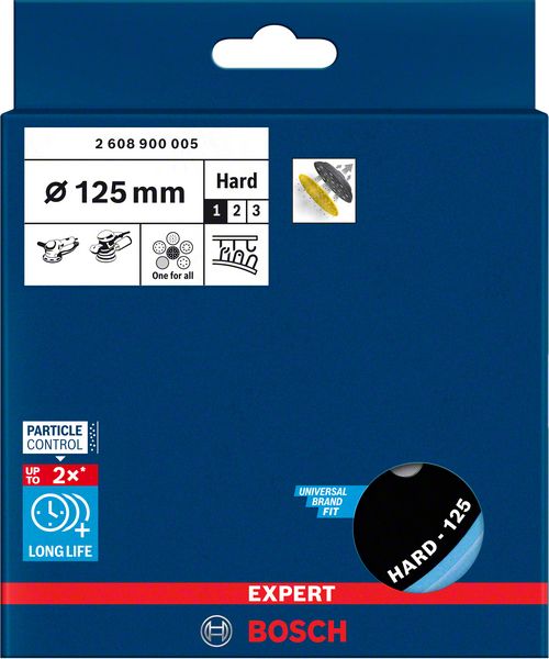 Bosch EXPERT stödrondell med multihål Universal, 125 mm, hård