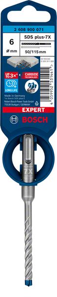 Bosch EXPERT SDS plus-7X hammarborr 6 x 50 x 115 mm