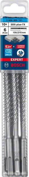 Bosch EXPERT SDS plus-7X hammarborr, 6 x 150 x 215 mm, 10 st.